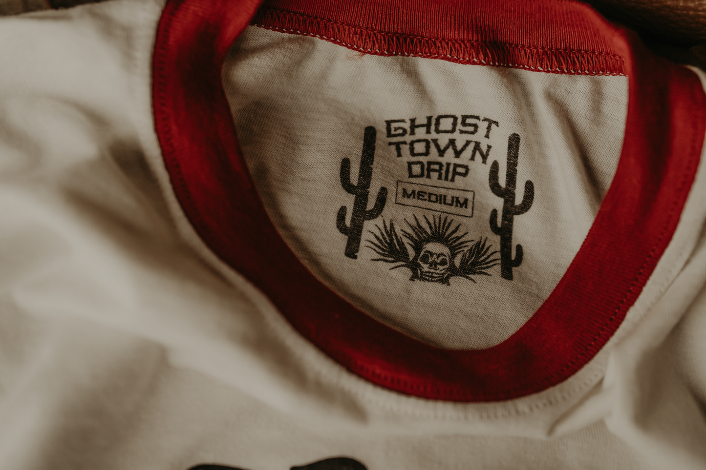 Ghost Town Drip Ringer Tee