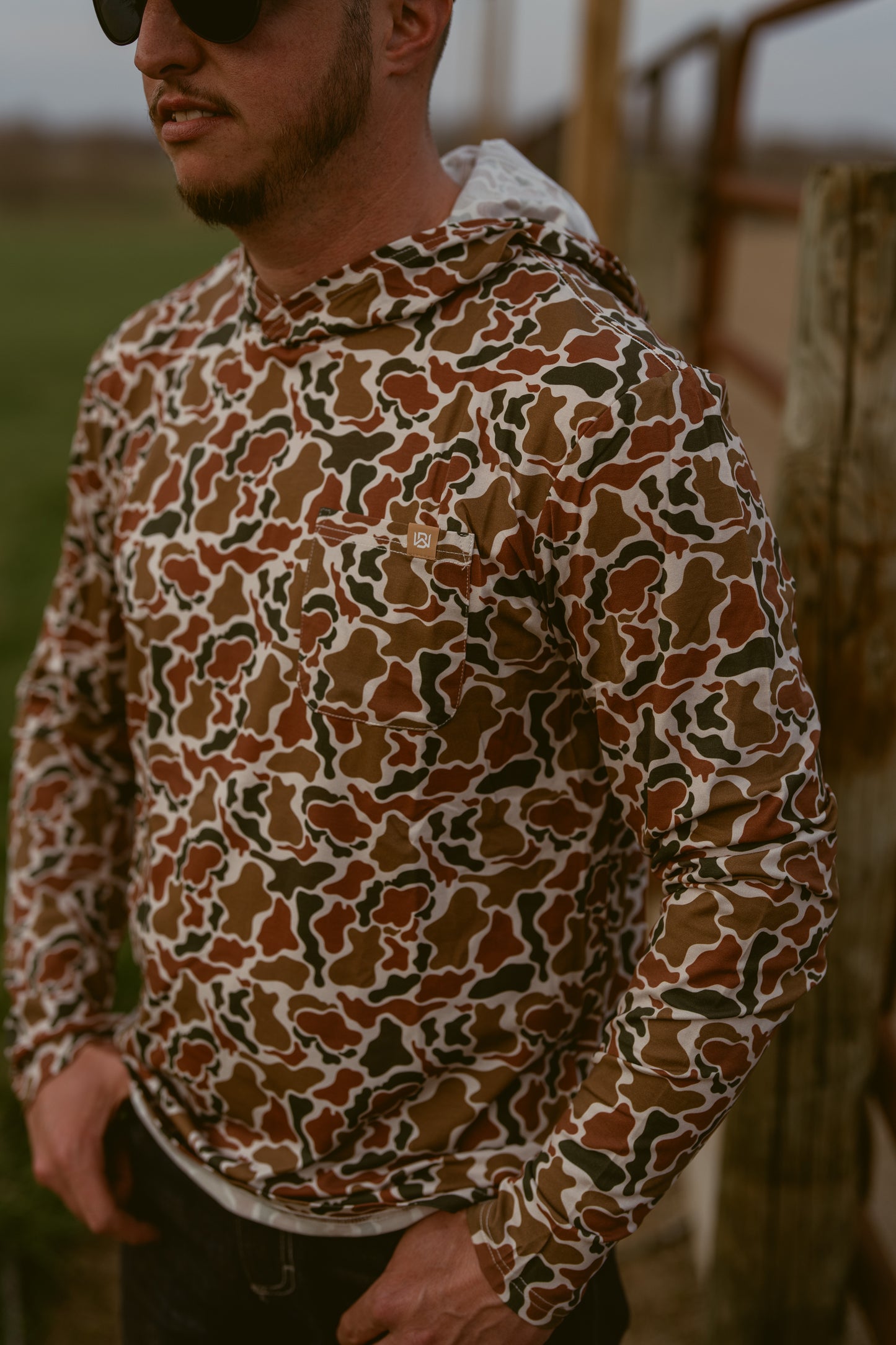 Ranch Dress’n WESTBOUND HOODED LONGSLEEVE SHIRT CAMOFLAGE