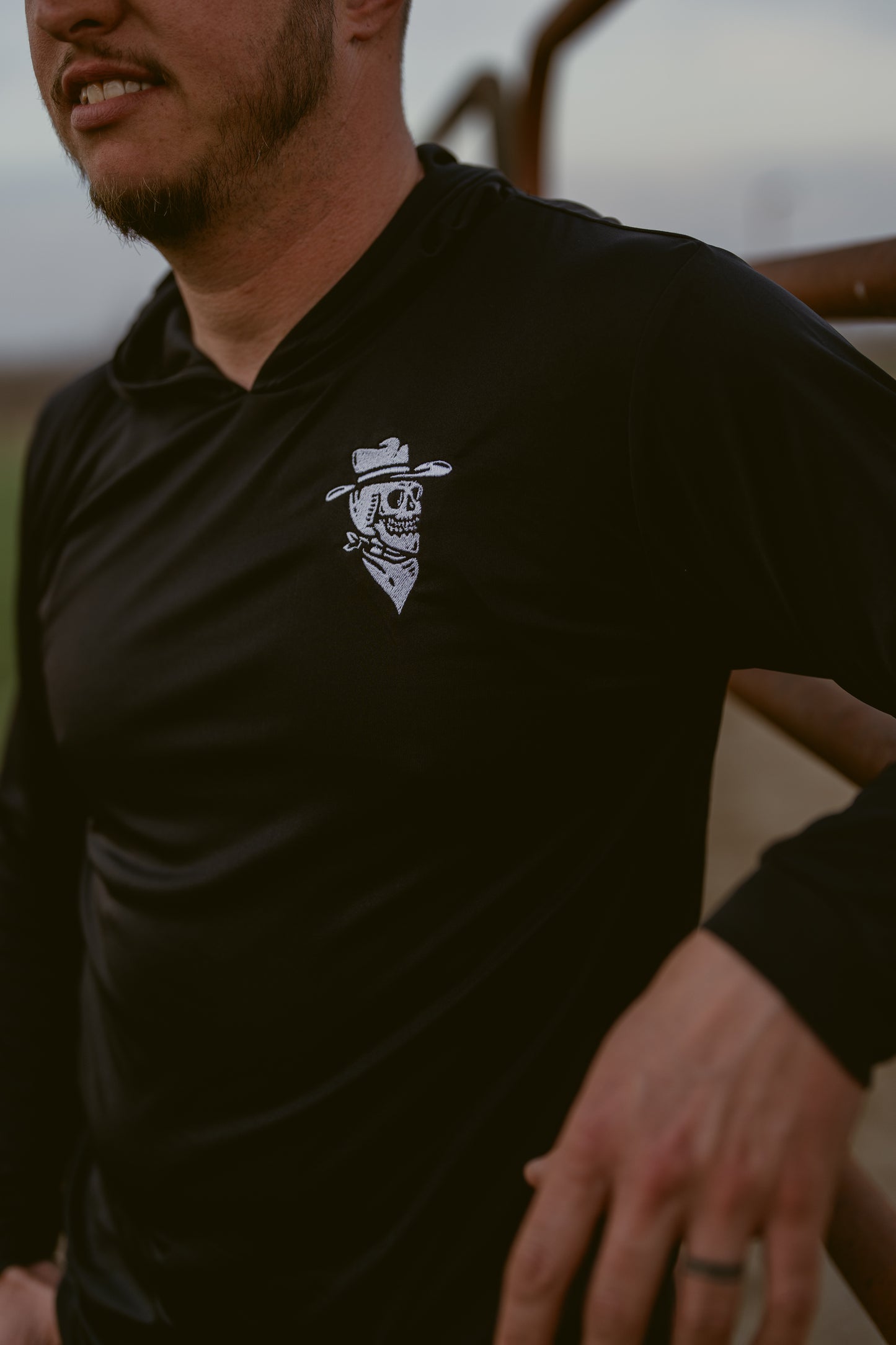 GHOST TOWN DRIP WESTERN RIDING LIGHTWEIGHT PERFORMANCE HOODIE