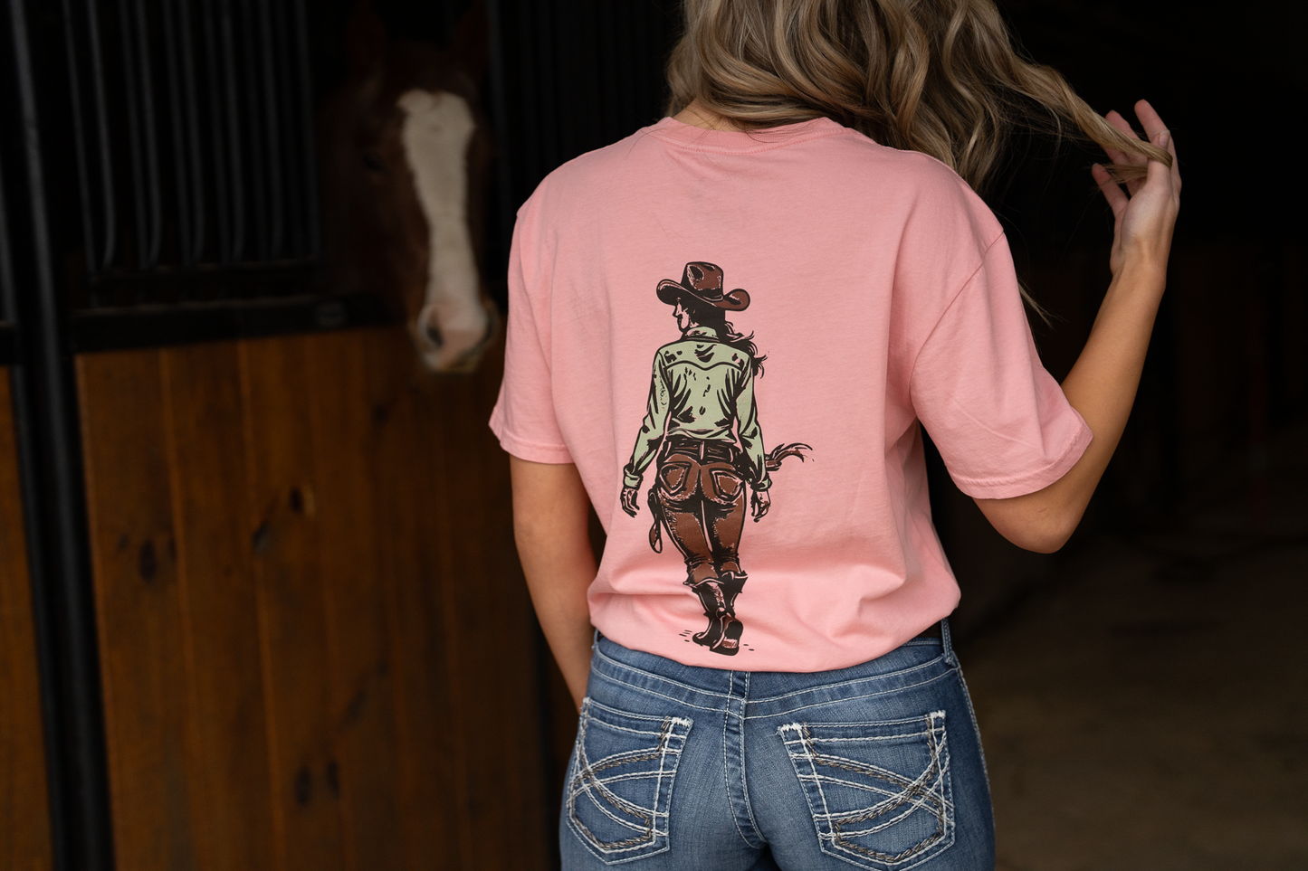 Ghost Town Cowgirl Tee